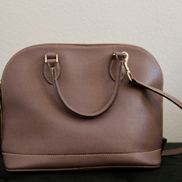 Dooney & Bourke zip zip saffiano leather satchel - Picture 3 of 9